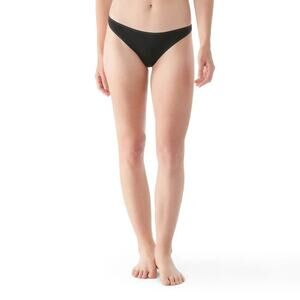 Smartwool Women's XL Black Everyday Merino Wool Thong Panties Boxed Sexy R5-23